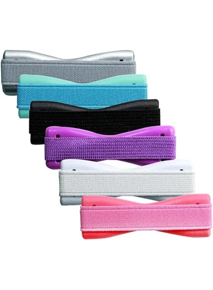 مقبض موبايل مرن قابل للتمدد لمعظم الهواتف الذكية وأجهزة التابلت الصغيرة – حزام مطاطي قوي متعدد الألوان لثبات أفضل وسهولة استخدام بيد واحدة ( قطعتين) - Image 1